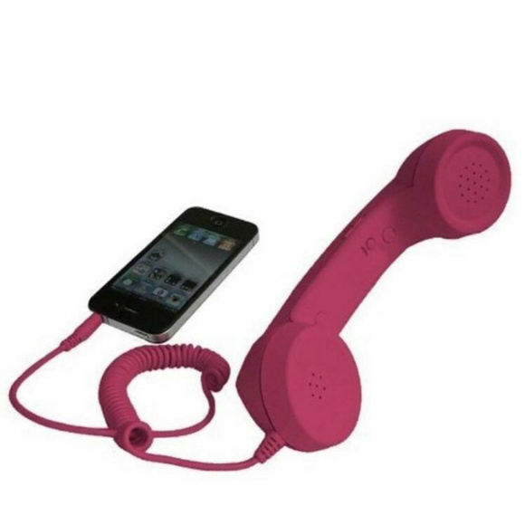 HYPE Other - SOLD - PINK Retro Handset For Mobile Phones HYPE